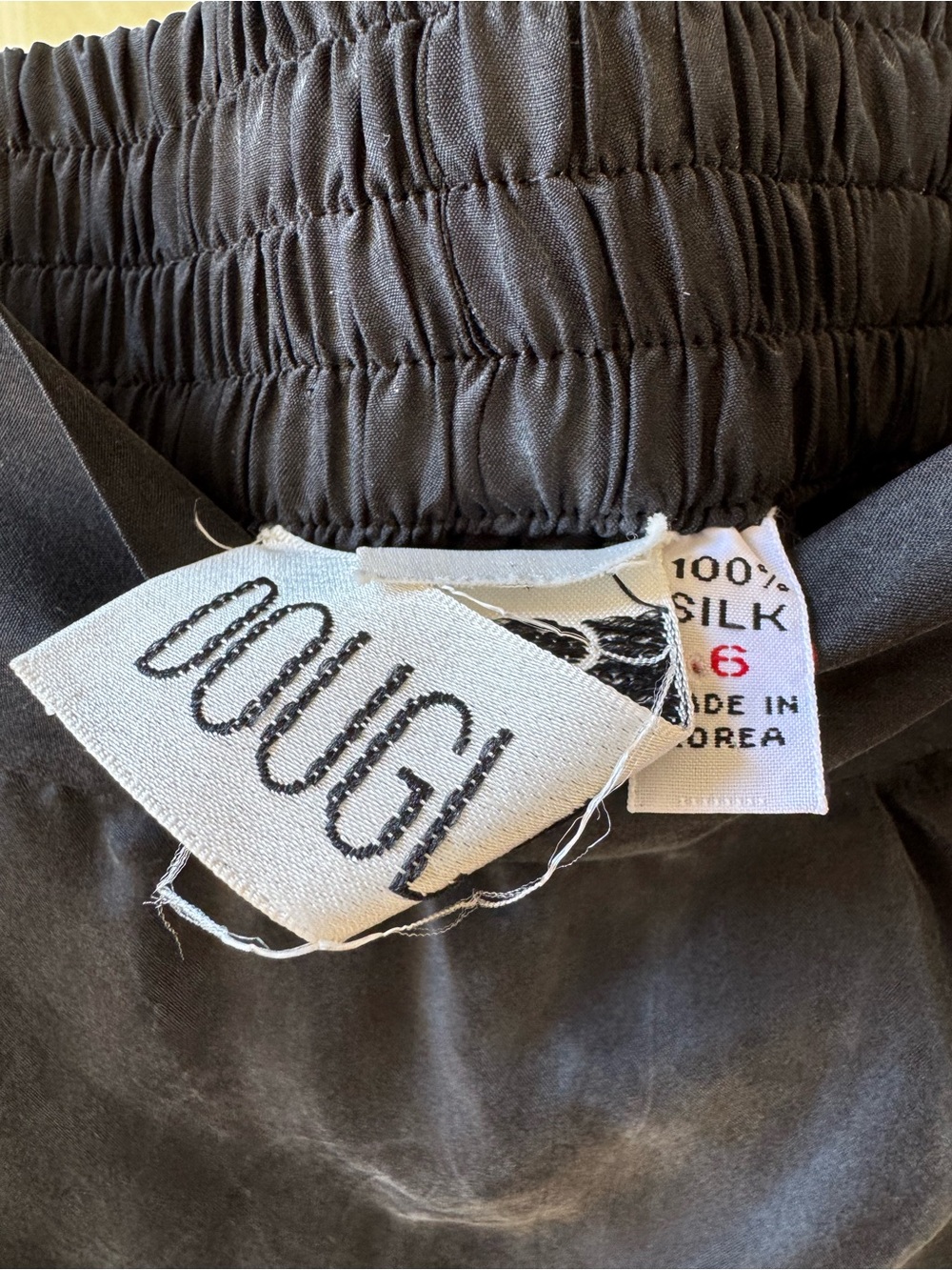 Douglass Black Silk Skirt - 100% Silk